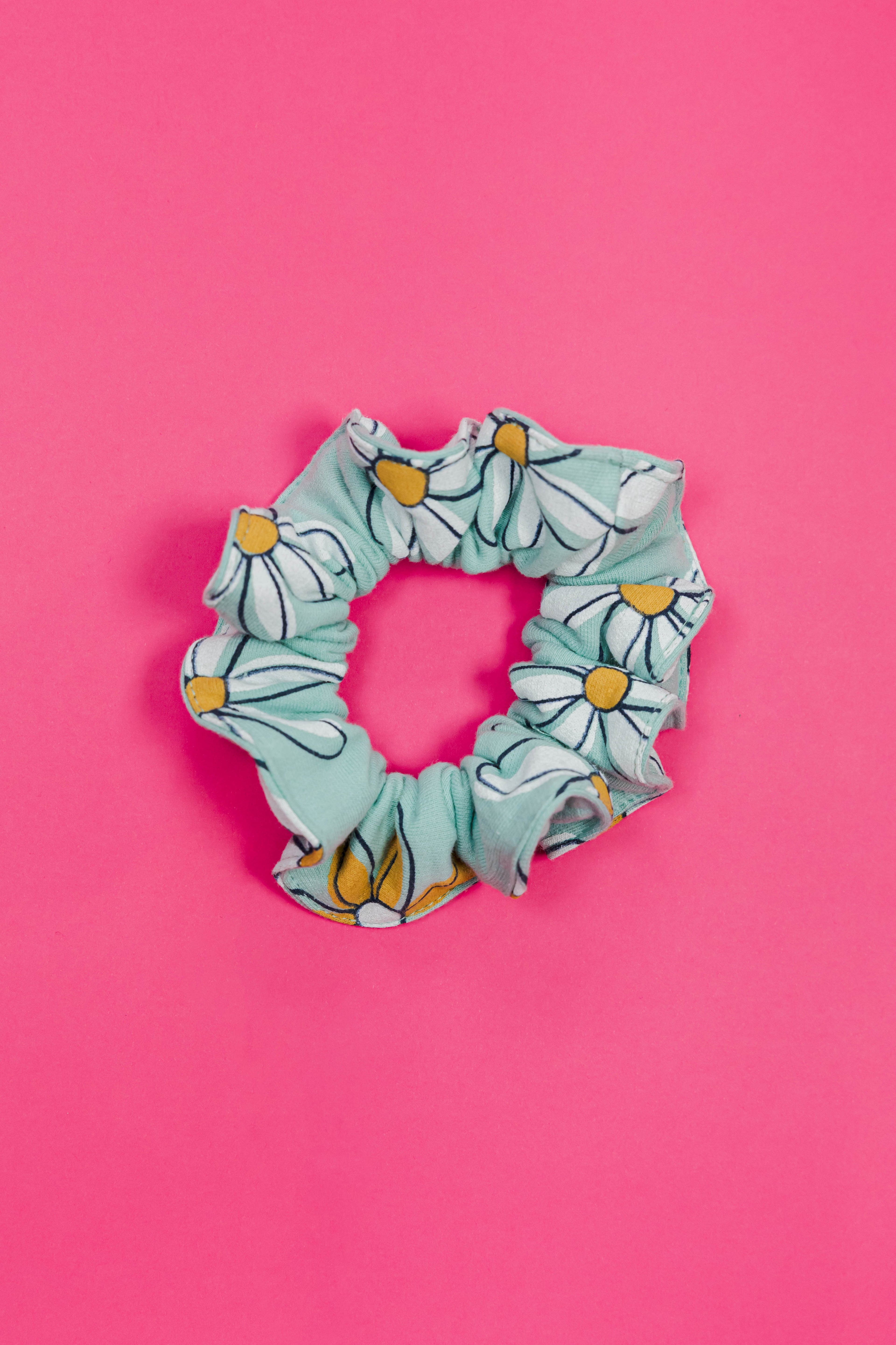 Big daisy scrunchies