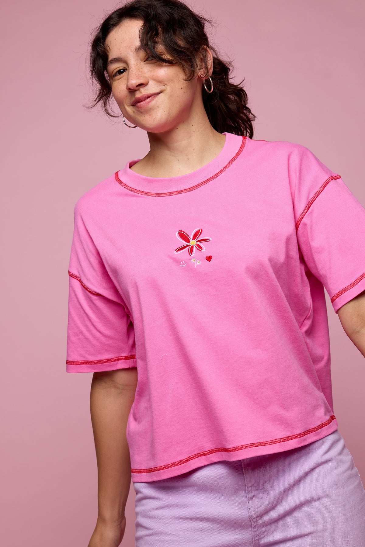 Embroidered T-shirts