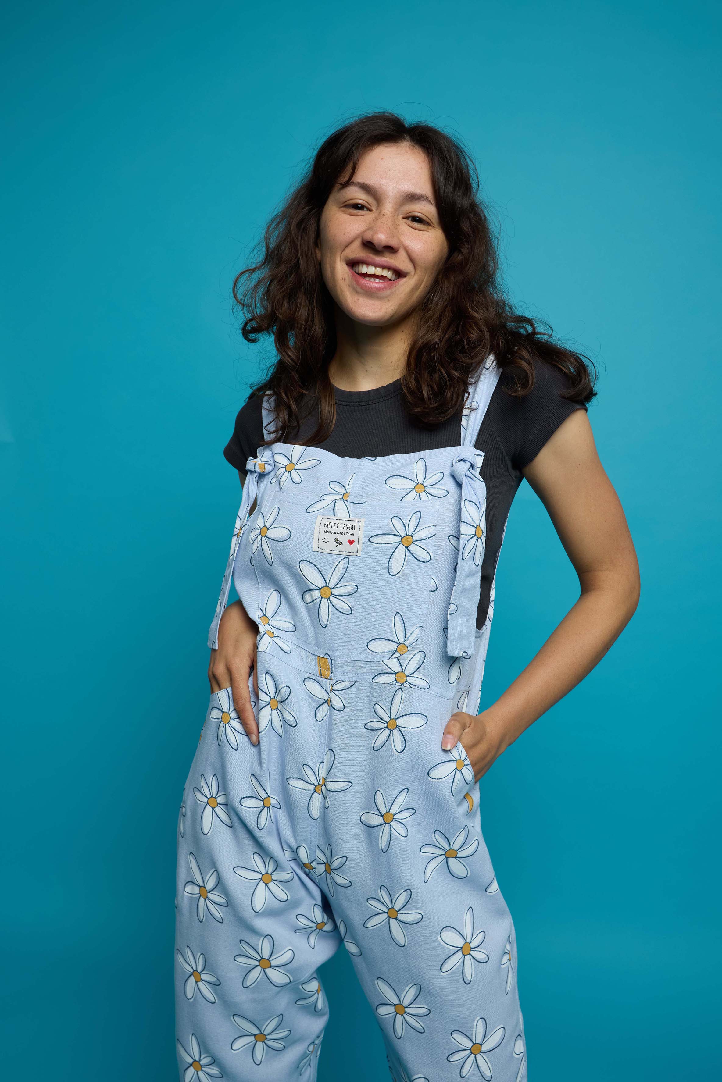Long Linen Dungarees
