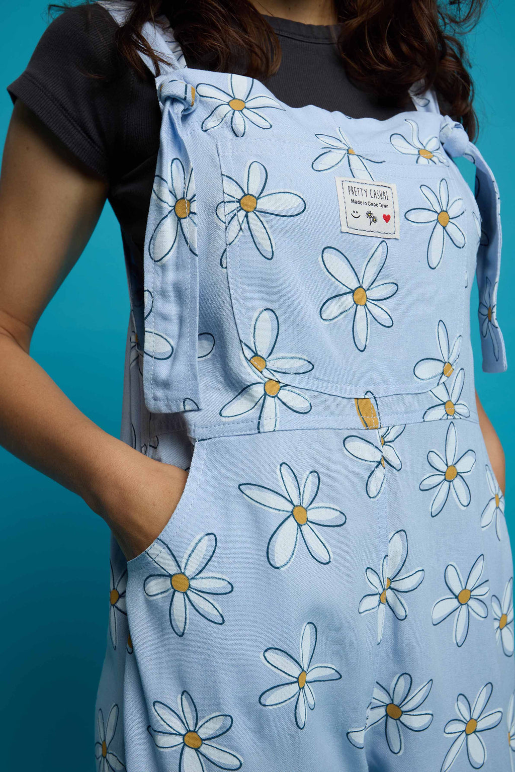 Long Linen Dungarees