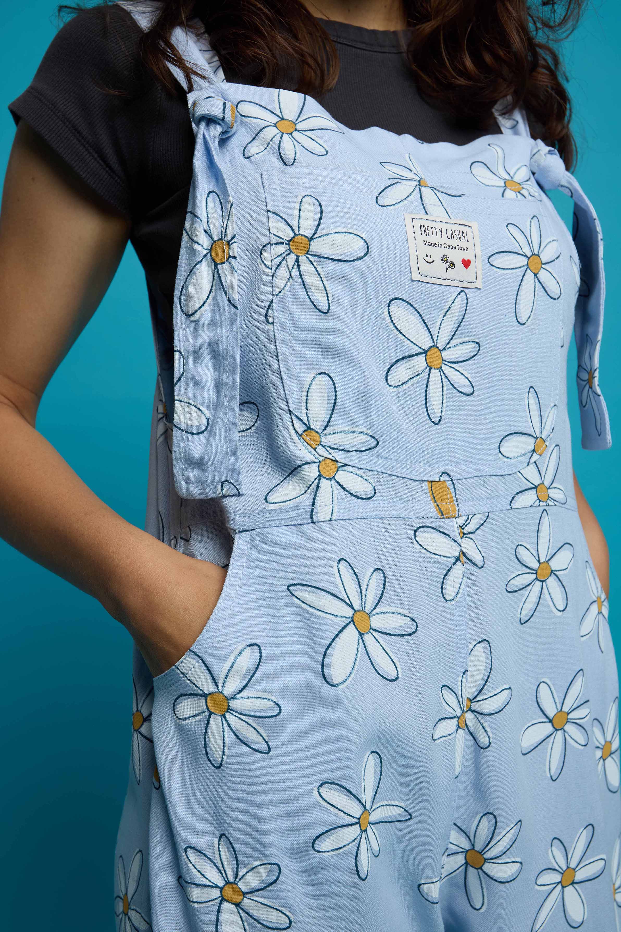 Long Linen Dungarees